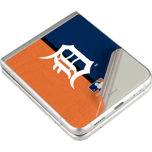 MLB Detroit Tigers Split Galaxy Z Flip4 5G Skin