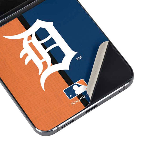 MLB Detroit Tigers Split Galaxy Z Flip5 5G Skin