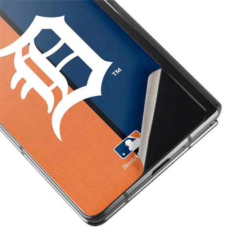 MLB Detroit Tigers Split Galaxy Z Fold2 5G Skin