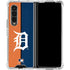 MLB Detroit Tigers Split Galaxy Z Fold4 5G Clear Case