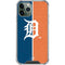 MLB Detroit Tigers Split iPhone 11 Pro Max Clear Case