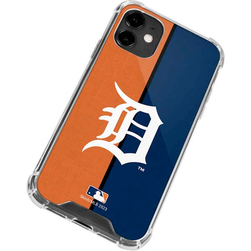 MLB Detroit Tigers Split iPhone 12 Mini Clear Case
