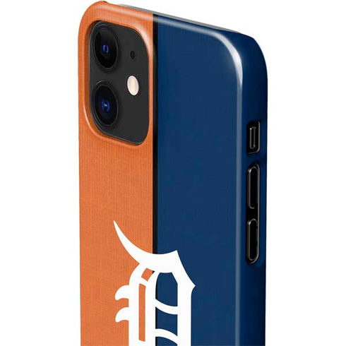 MLB Detroit Tigers Split iPhone 12 Mini Lite Case