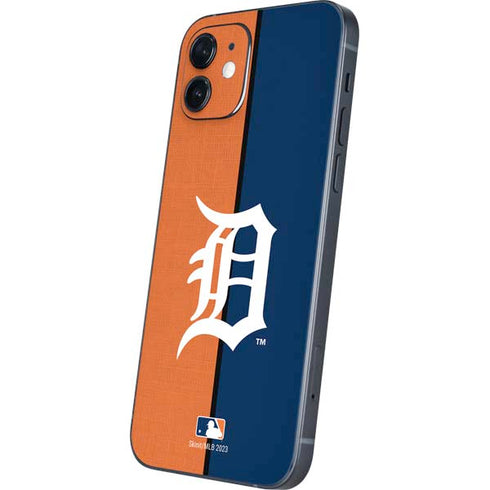 MLB Detroit Tigers Split iPhone 12 Mini Skin