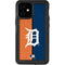 MLB Detroit Tigers Split iPhone 12 Mini Waterproof Case