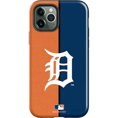 MLB Detroit Tigers Split iPhone 12 Pro Impact Case