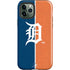 MLB Detroit Tigers Split iPhone 12 Pro Max Impact Case