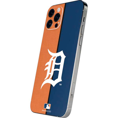 MLB Detroit Tigers Split iPhone 12 Pro Max Skin