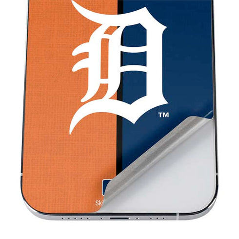 MLB Detroit Tigers Split iPhone 12 Pro Max Skin