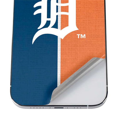 MLB Detroit Tigers Split iPhone 12 Pro Skin