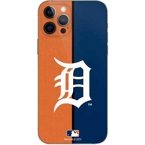 MLB Detroit Tigers Split iPhone 12 Pro Skin