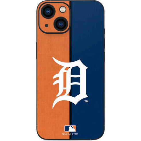 MLB Detroit Tigers Split iPhone 13 Mini Skin