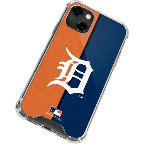 MLB Detroit Tigers Split iPhone 14 Clear Case