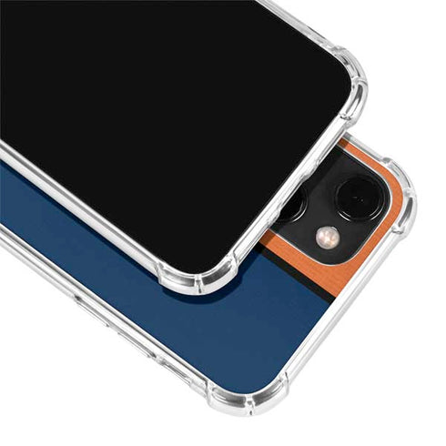 MLB Detroit Tigers Split iPhone 15 Plus Clear Case