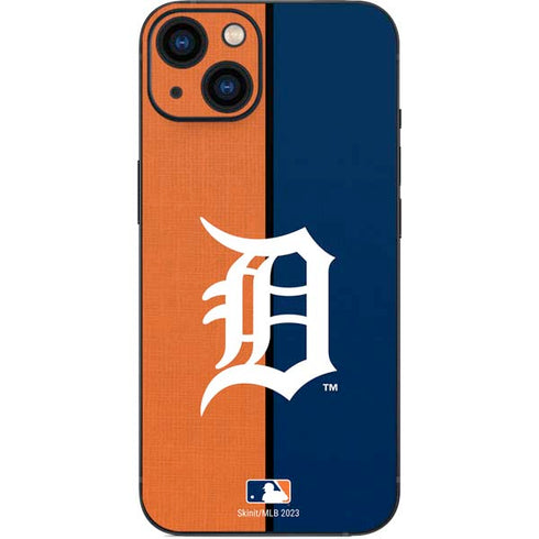 MLB Detroit Tigers Split iPhone 14 Plus Skin