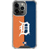 MLB Detroit Tigers Split iPhone 14 Pro Clear Case