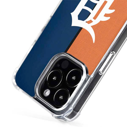 MLB Detroit Tigers Split iPhone 15 Pro MagSafe Case