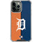 MLB Detroit Tigers Split iPhone 14 Pro Max Clear Case