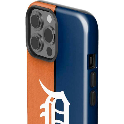 MLB Detroit Tigers Split iPhone 15 Pro Max Impact Case