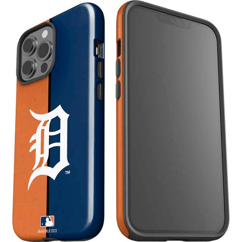 MLB Detroit Tigers Split iPhone 15 Pro Max Impact Case