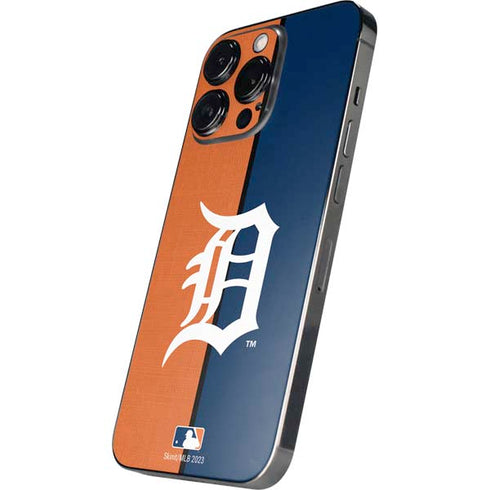 MLB Detroit Tigers Split iPhone 14 Pro Max Skin