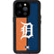 MLB Detroit Tigers Split iPhone 14 Pro Waterproof Case
