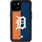 MLB Detroit Tigers Split iPhone 15 Plus Waterproof Case