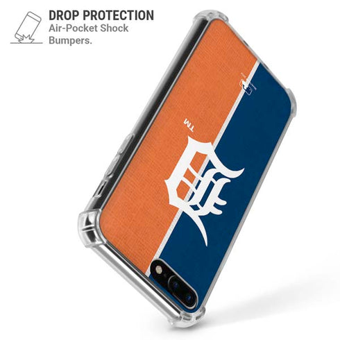MLB Detroit Tigers Split iPhone 7/8 Plus Clear Case