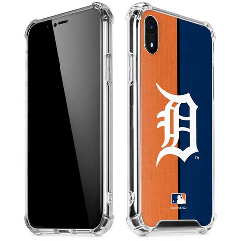 MLB Detroit Tigers Split iPhone XR Clear Case
