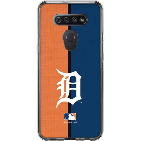 MLB Detroit Tigers Split LG K51/Q51 Clear Case