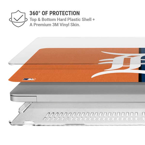 MLB Detroit Tigers Split MacBook Air 15in (2023-2025) Case plus Skin