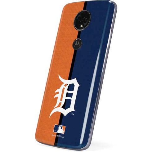 MLB Detroit Tigers Split Moto E5 Plus Skin