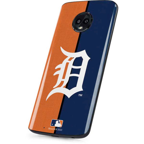 MLB Detroit Tigers Split Moto G6 Skin