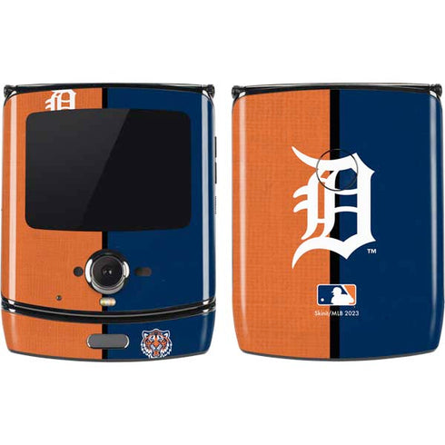 MLB Detroit Tigers Split Motorola RAZR Skin