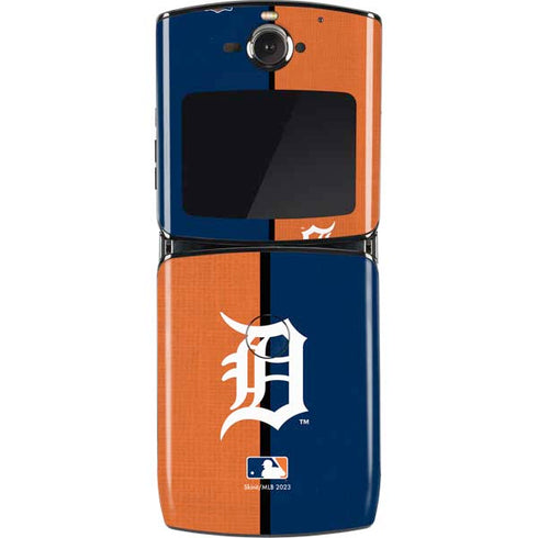 MLB Detroit Tigers Split Motorola RAZR Skin