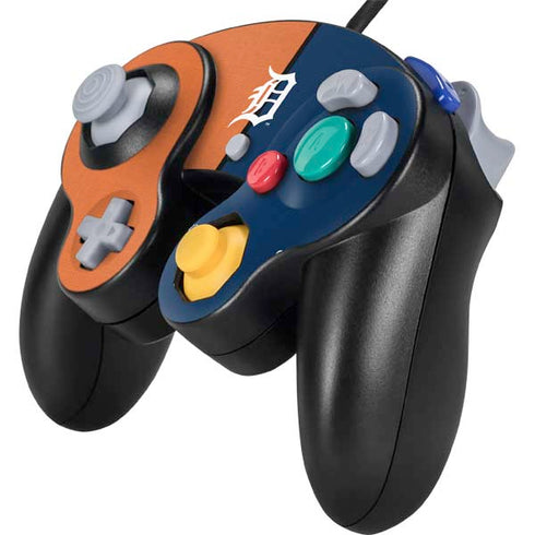 MLB Detroit Tigers Split Nintendo GameCube Controller Skin