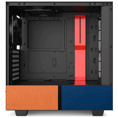 MLB Detroit Tigers Split NZXT H510 Compact ATX Mid-Tower Case Skin