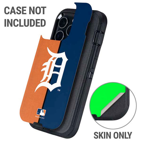 MLB Detroit Tigers Split Otterbox Defender iPhone Skin