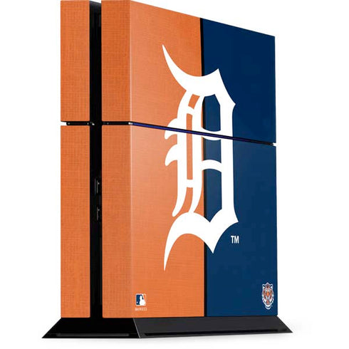 MLB Detroit Tigers Split PS4 Console Skin