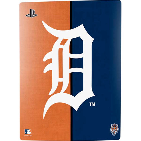 MLB Detroit Tigers Split PS5 Digital Edition Console Skin