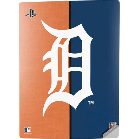 MLB Detroit Tigers Split PS5 Digital Edition Console Skin