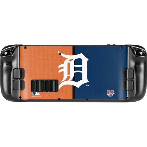 MLB Detroit Tigers Split Steam Deck Handheld Gaming Computer Skin