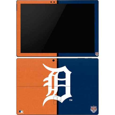 MLB Detroit Tigers Split Surface Pro 6 Skin