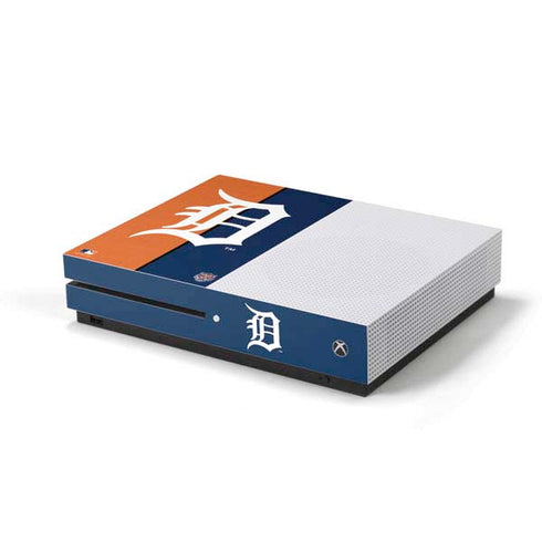 MLB Detroit Tigers Split Xbox One S Console Skin
