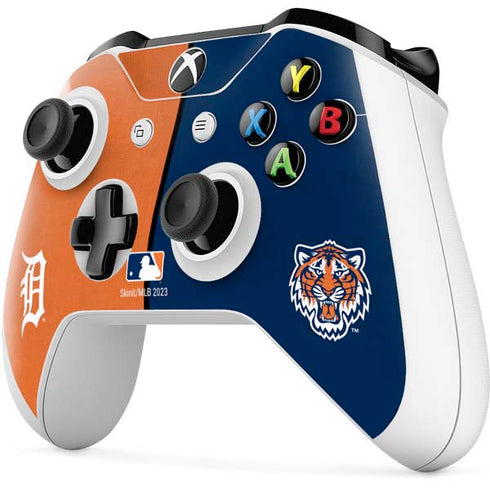 MLB Detroit Tigers Split Xbox One S Controller Skin