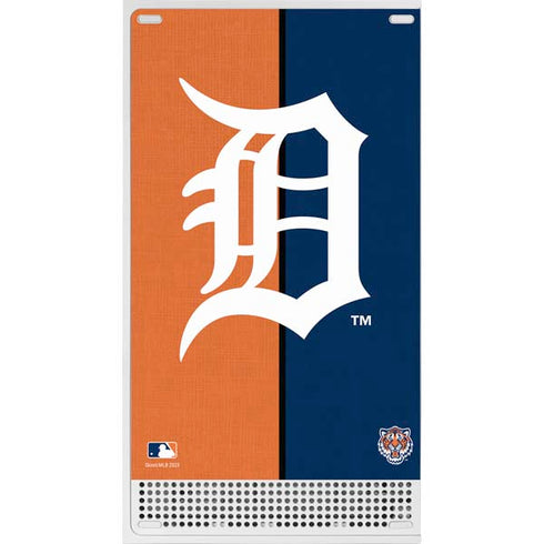 MLB Detroit Tigers Split Xbox Series S Console Skin