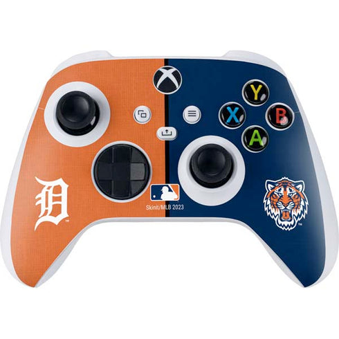 MLB Detroit Tigers Split Xbox Series S Controller Skin