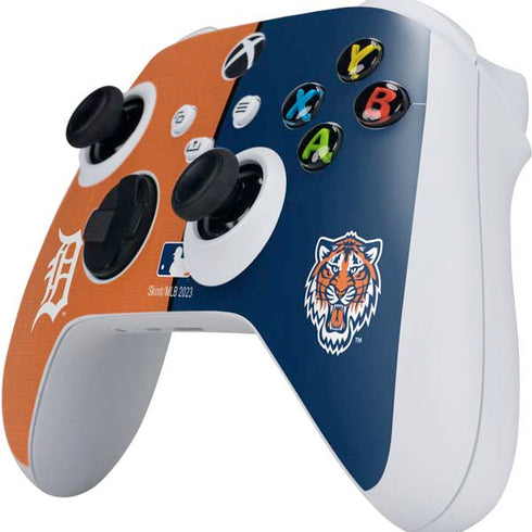 MLB Detroit Tigers Split Xbox Series S Controller Skin