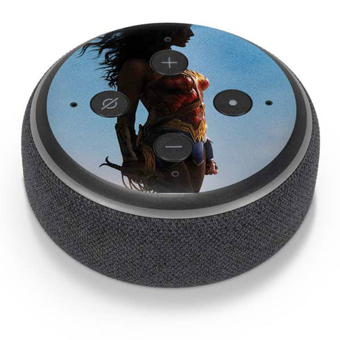 DC Comics Wonder Woman Movie Poster Stance Pose Amazon Echo Dot Skin