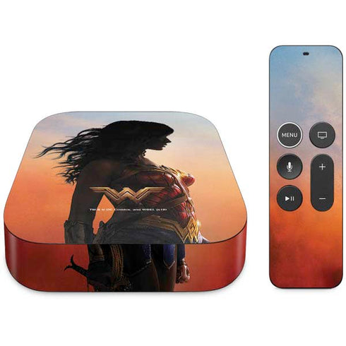 DC Comics Wonder Woman Movie Poster Stance Pose Apple TV Skin